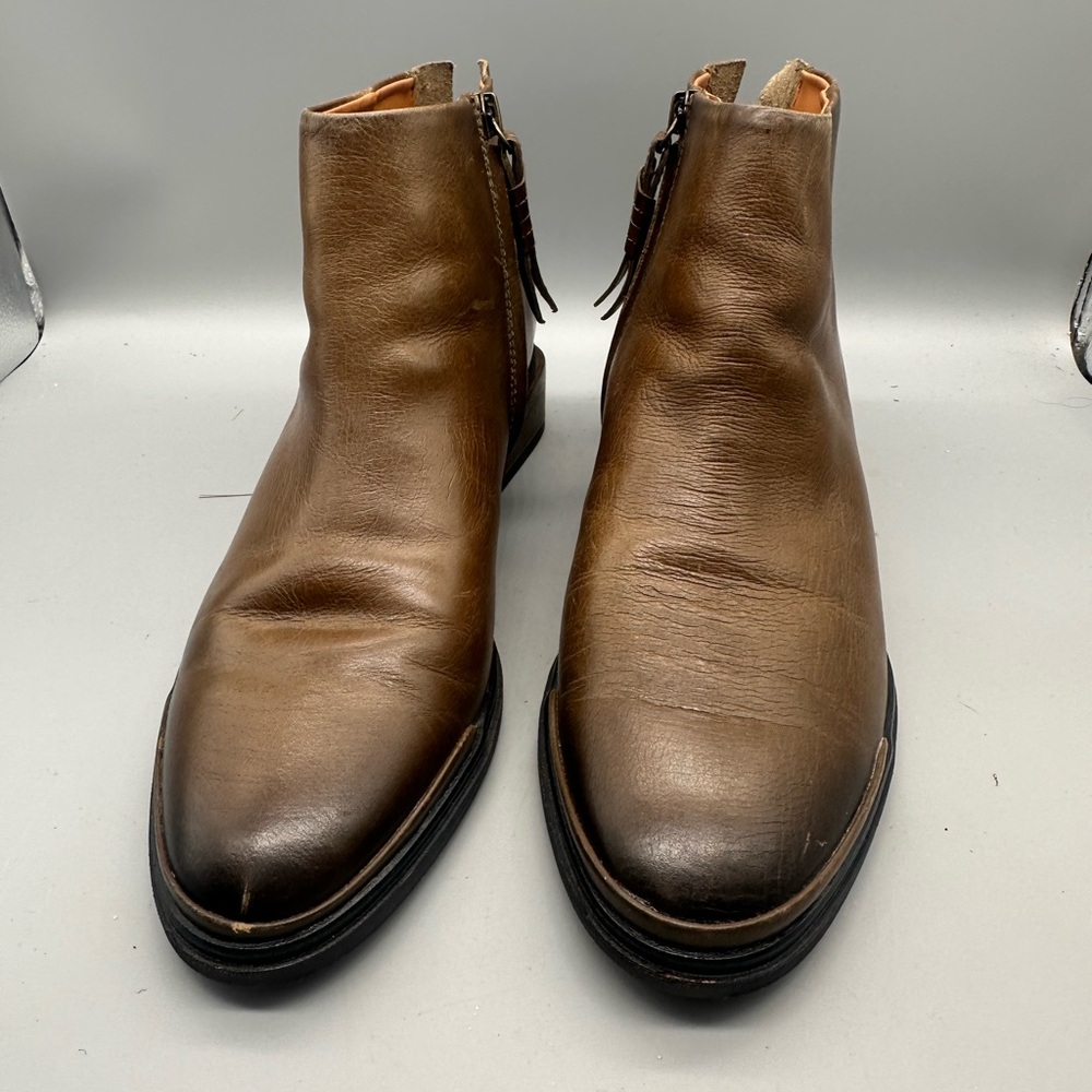 SARTO By Franco Sarto Tan Leather Boots - Picture 2 of 9